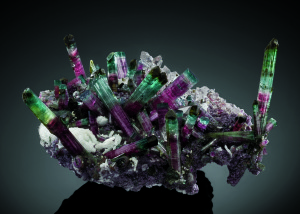 Fine Minerals - Tourmaline with Quartz