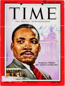 Martin Luther King Time magazine cover
