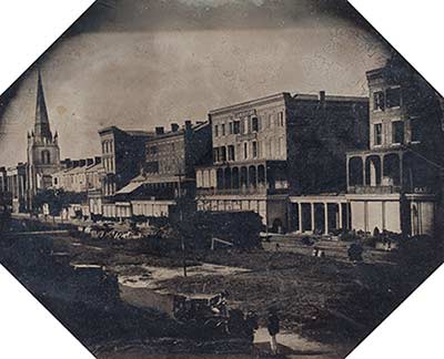 Attributed to Felix Moissenet Canal Street, New Orleans circa 1857-59