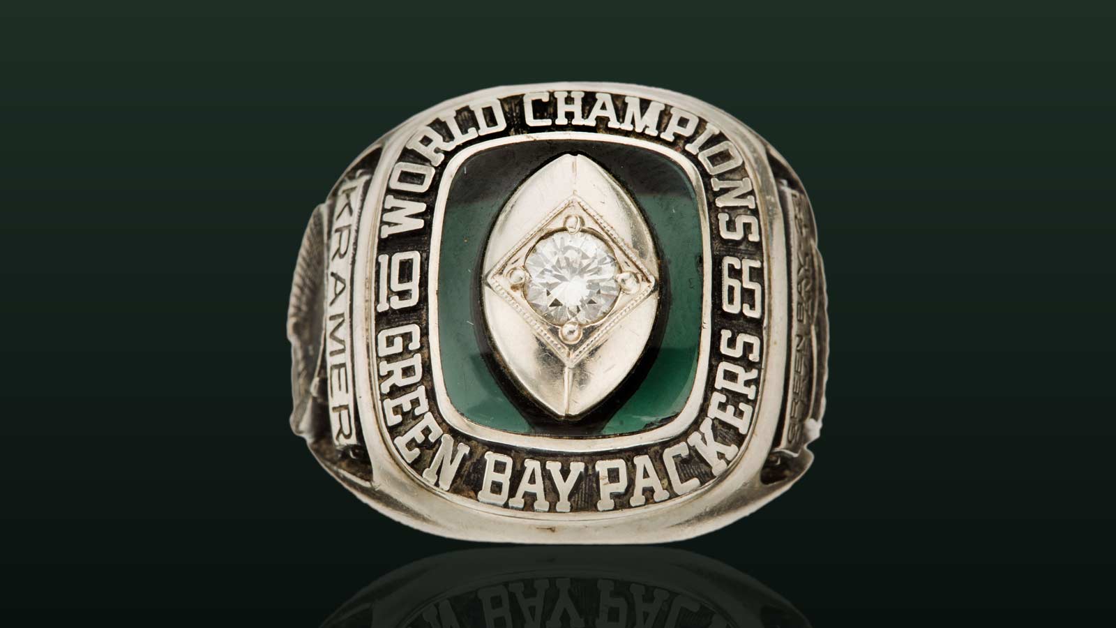 1965 Green Bay Packers World Championship Ring Presented to Jerry Kramer