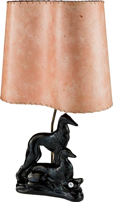 Twin Peaks Black Dog Lamp