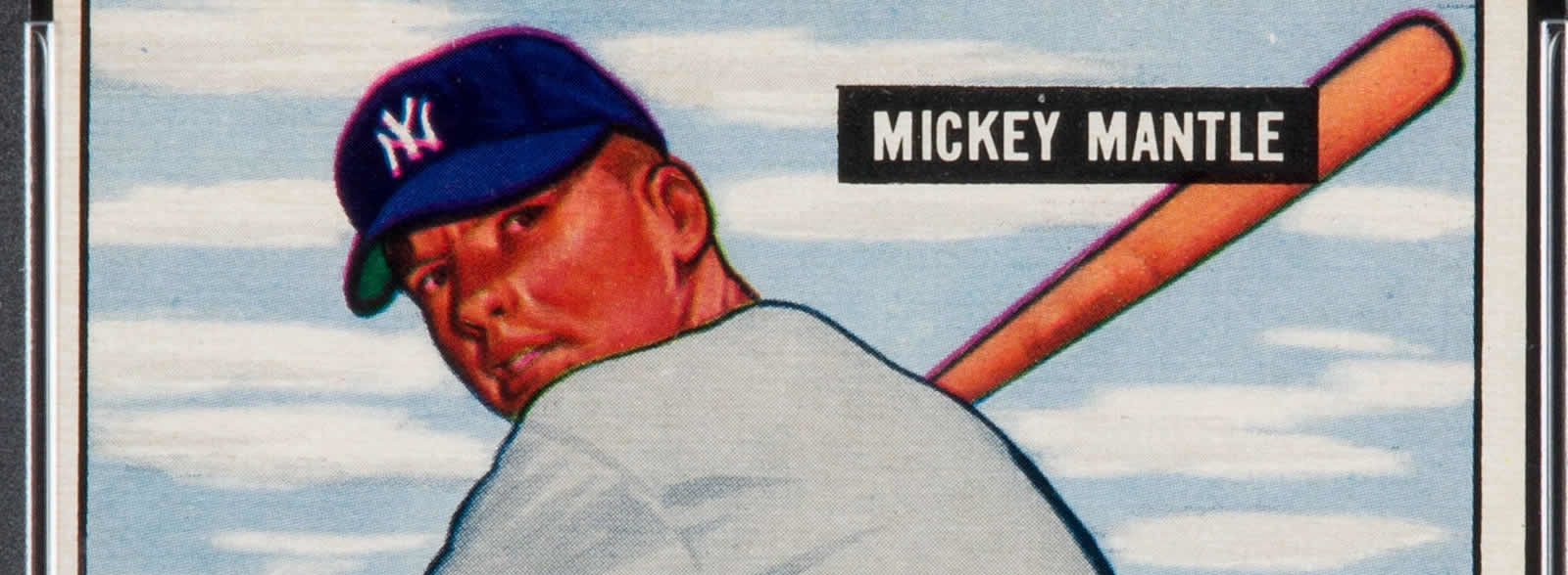 1951 Bowman Mickey Mantle 253 PSA NM MT 8