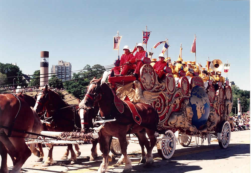 Wagon in more recent years has been featured in various parades