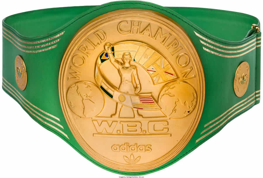 1970s Muhammad Ali EBC Heavyweight Championship Belt
