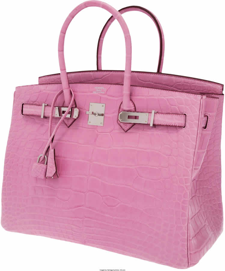 Hermès 5P Bubblegum Pink Alligator Birkin