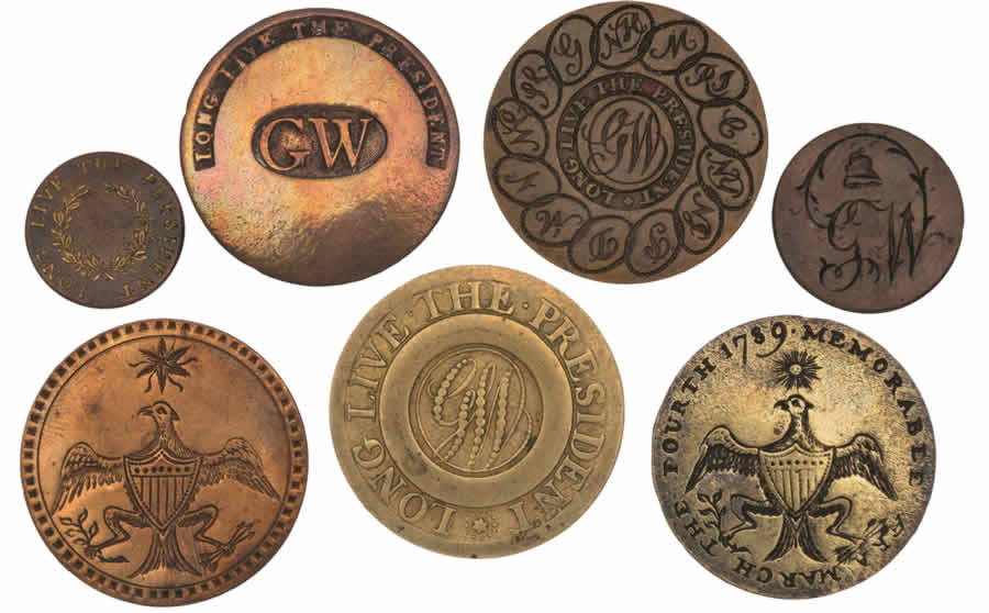 1789 Brass Shank Buttons