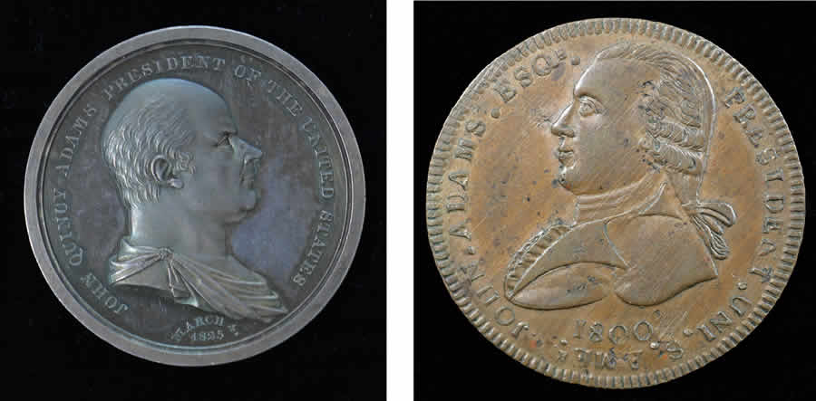 John Quincy Adams inaugural medals
