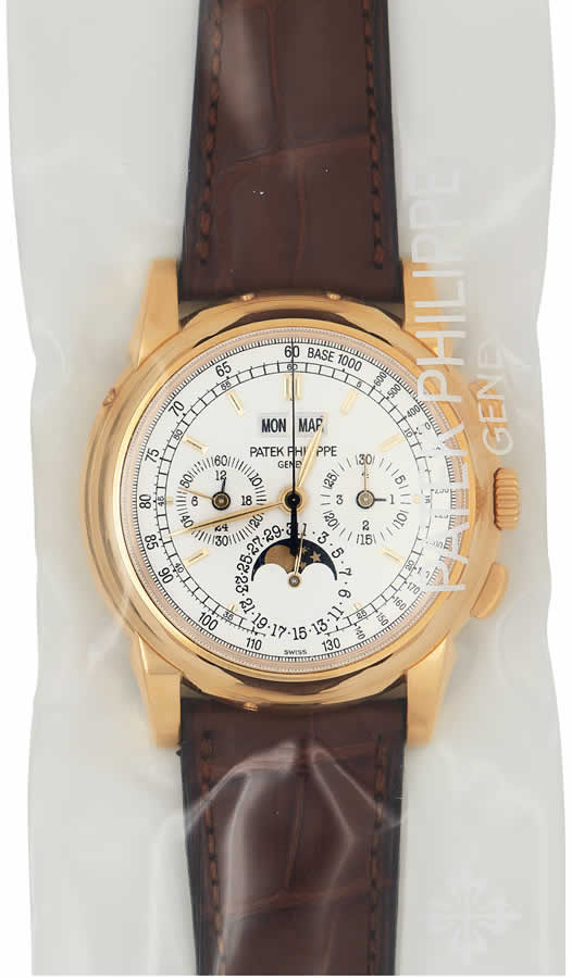 Patek Philippe, Ref. 5970J-001, Unused Single Sealed, Gold Chronograph With Perpetual Calendar, 