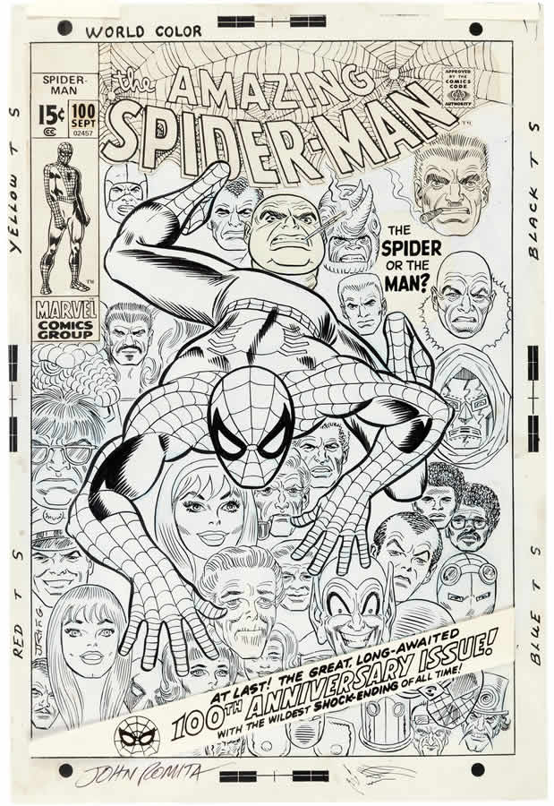 SPIDER-MAN COVER ART