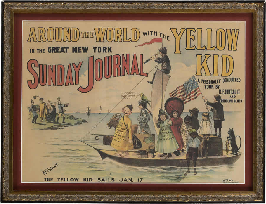 Yellow Kid Sunday Journal Poster