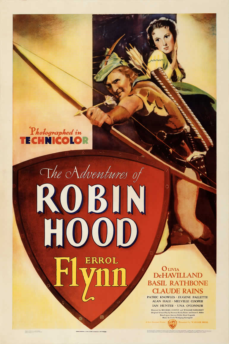 Movie Poster - “The Adventures of Robin Hood”
