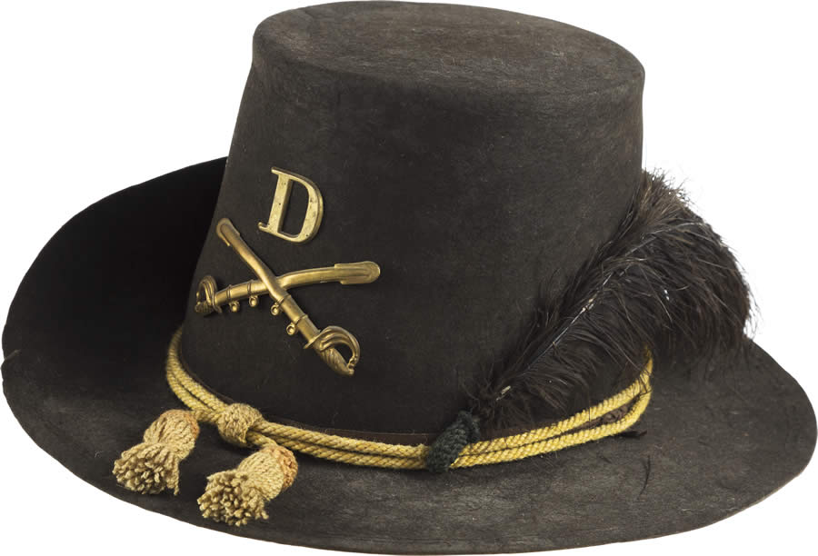 Cavalry Hardee Hat with “Jeff Davis” Emblem