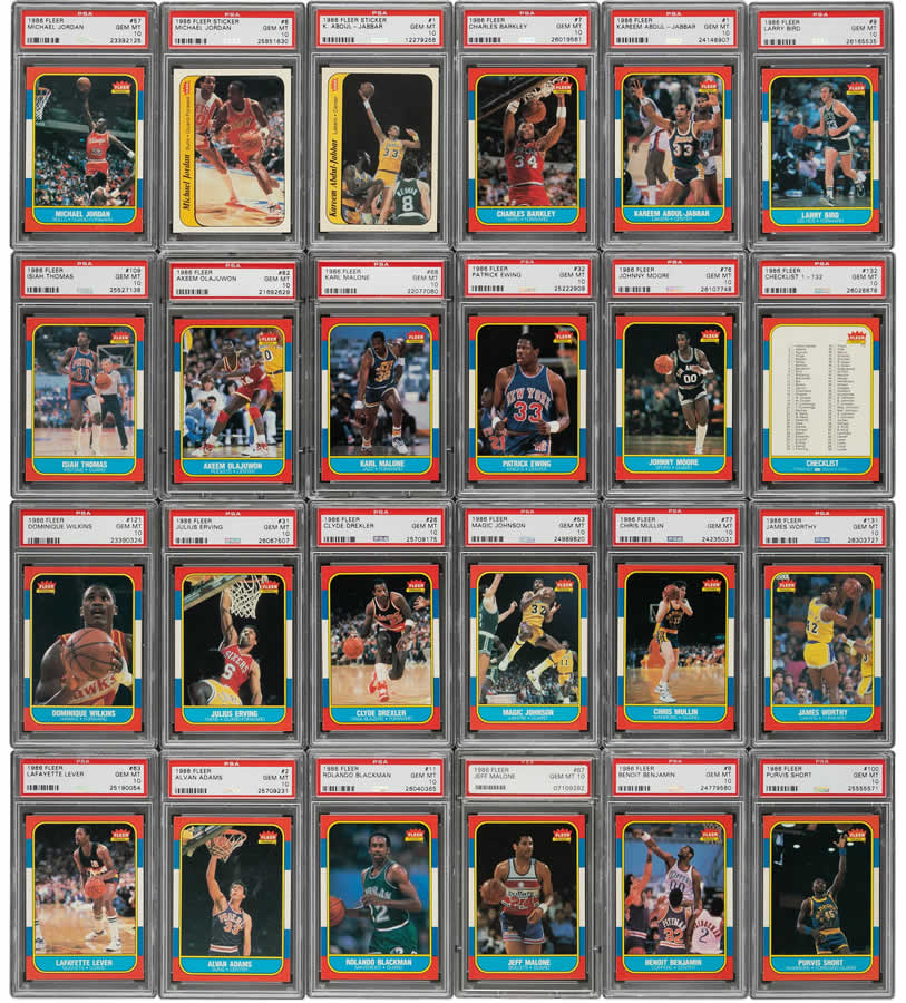 1986 Fleer Basketball Cards