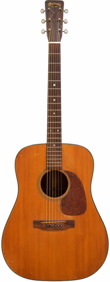 Suze Rotolo's 1957 Martin D-18 Natural Acoustic Guitar