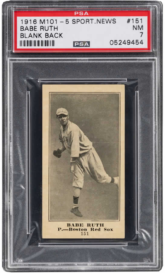 porting News Babe Ruth Rookie