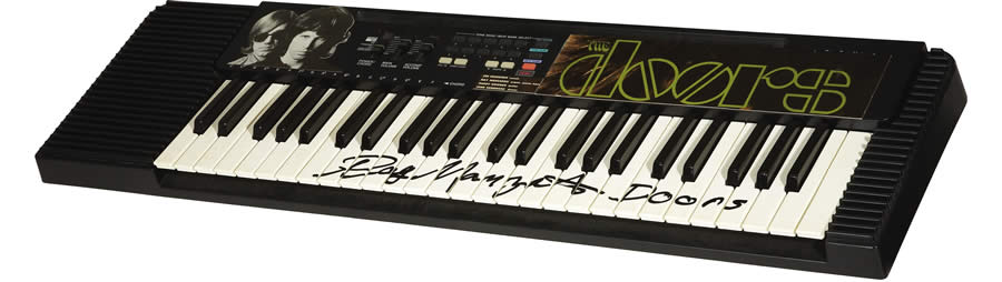 Casio Keyboard signed by Ray Manzarek