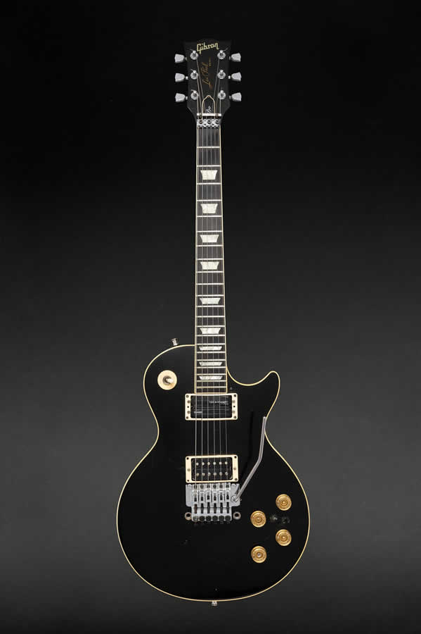 1977 Gibson Les Paul Black Solid Body