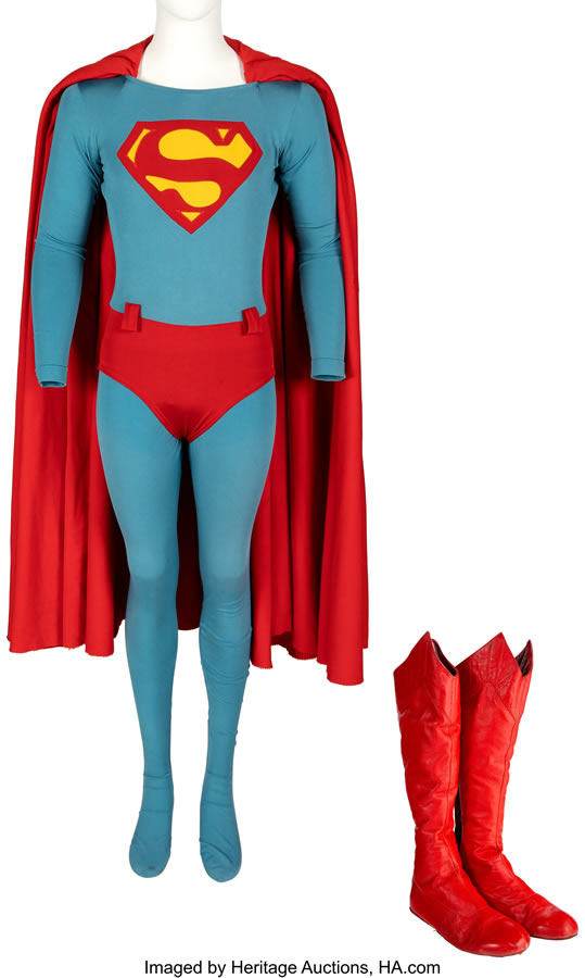 Christopher Reeve Superman Costume for Superman IV - The Quest for Peace (Warner Bros., 1987)