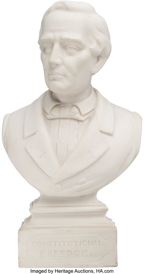 Abraham Lincoln - 1860 Campaign Parian Bust