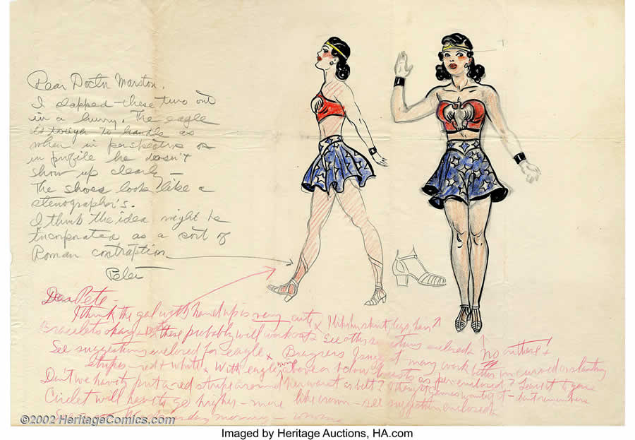H. G. Peter - Original Illustration of Wonder Woman