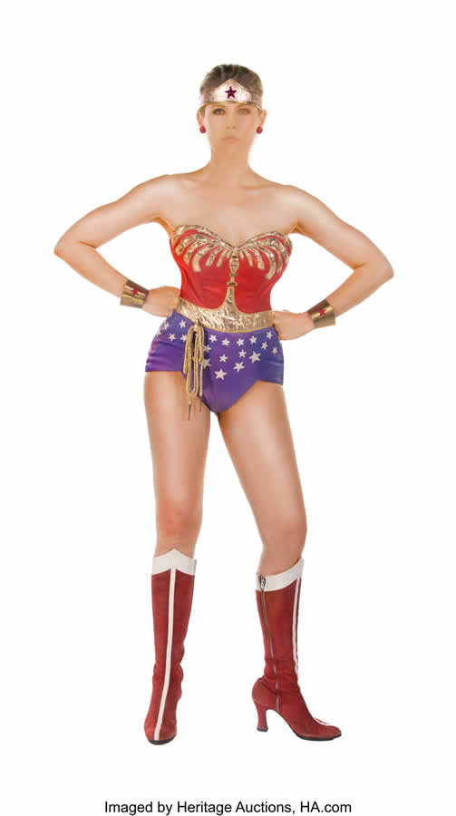 Lynda Carter Wonder Woman signature superhero ensemble from Wonder Woman