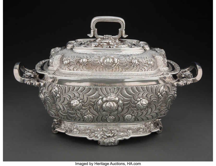 The First Lady of Cuba Tiffany & Co. Silver Covered Tureen, New York, circa 1880