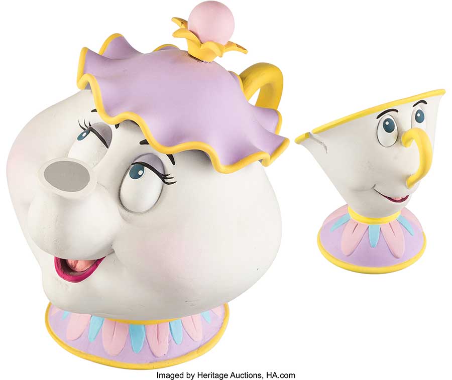 Beauty and the Beast Mrs. Potts and Chip Animator's Maquette Group of 2 (Walt Disney, 1991)