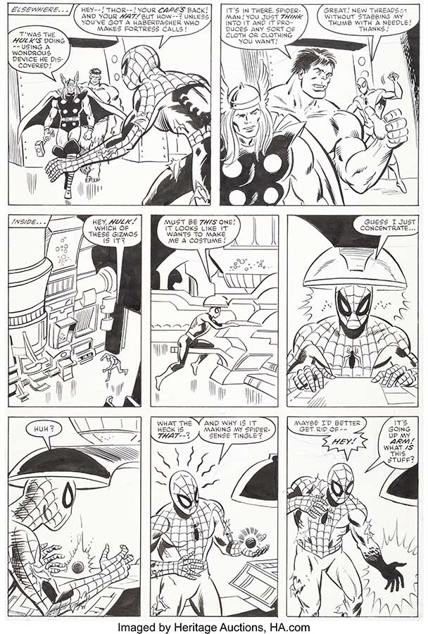Mike Zeck and Others Marvel Super Heroes Secret Wars #8 Story Page 24 Original Art (Marvel,1984)