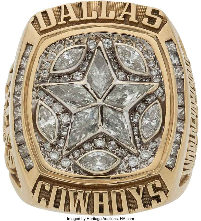 1995 Dallas Cowboys Super Bowl XXX Championship Ring Presented to Linebacker Godfrey Myles