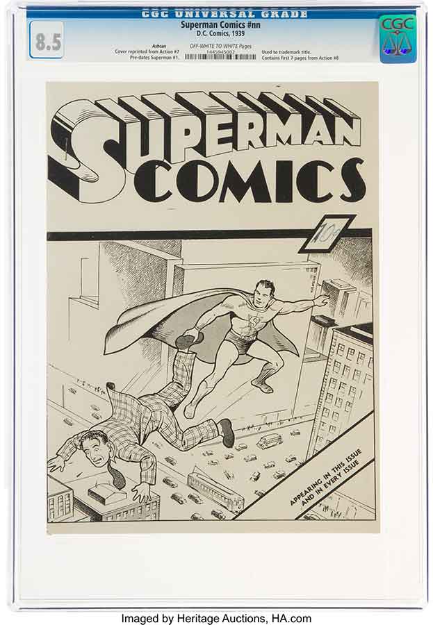 Superman Comics #nn, Ashcan (DC, 1939)