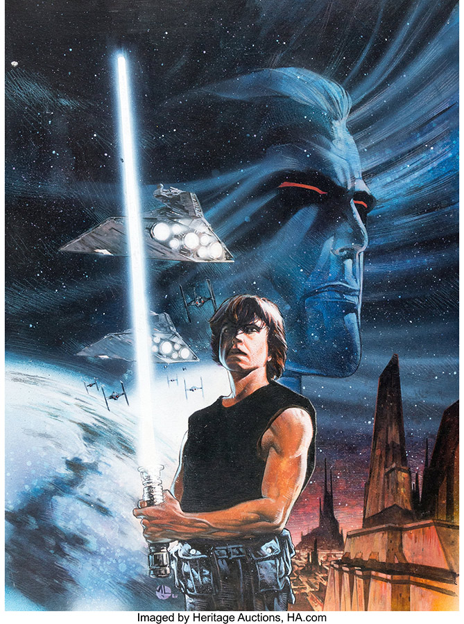 Mathieu Lauffray Star Wars: Heir to the Empire #1 de 6 Couverture Originale (Dark Horse Comics, 1995)