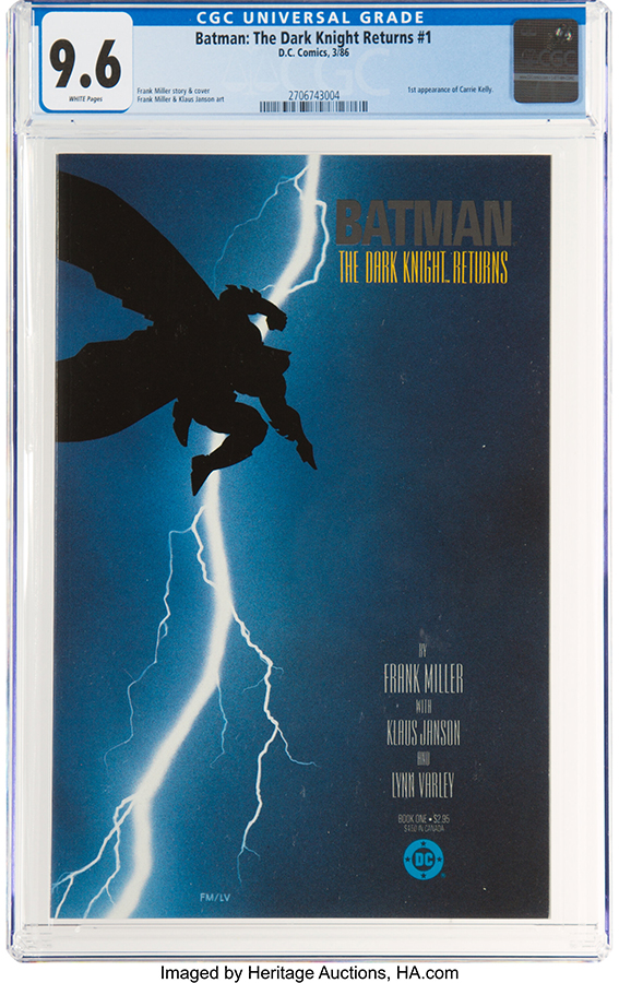 Batman - The Dark Knight Returns No. 1 (DC, 1986) CGC NM+ 9.6 White pages