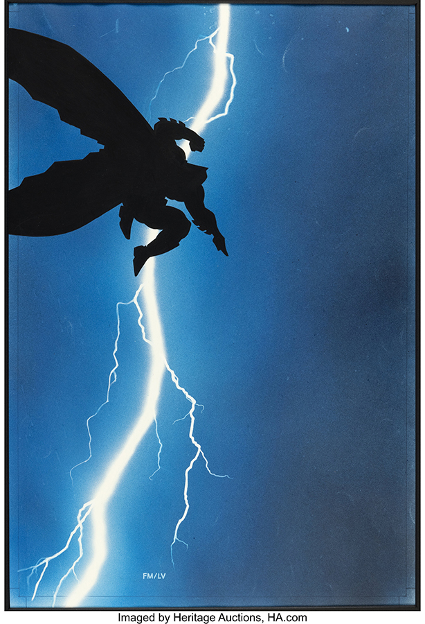 Frank Miller and Lynn Varley Batman - The Dark Knight Returns No.1 Cover Original Art (DC, 1986)