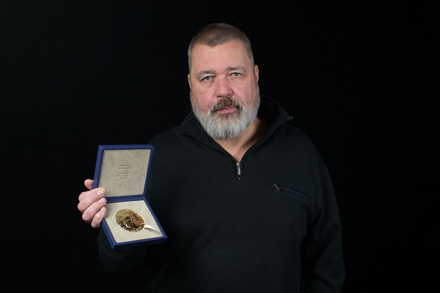 Dmitry with his Nobel Medal