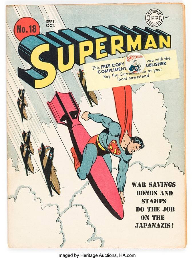 Superman #18 Complimentary Copy (DC, 1942) Condition VF
