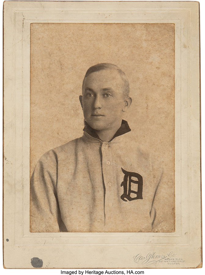 1907 Ty Cobb Original Studio Cabinet Photograph by Carl Horner from The Ty Cobb Collection, PSA-DNA Type 1
