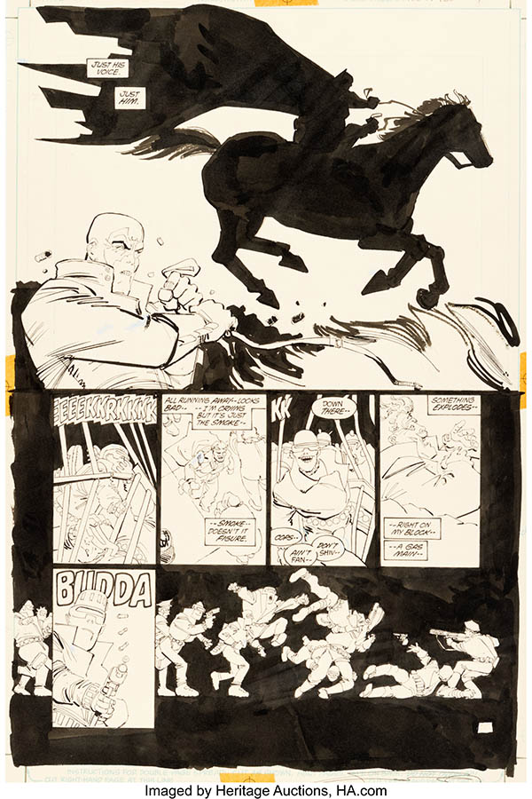 Frank Miller and Klaus Janson Batman -The Dark Knight Returns #4 Story Page 11 Original Art (DC, 1986)