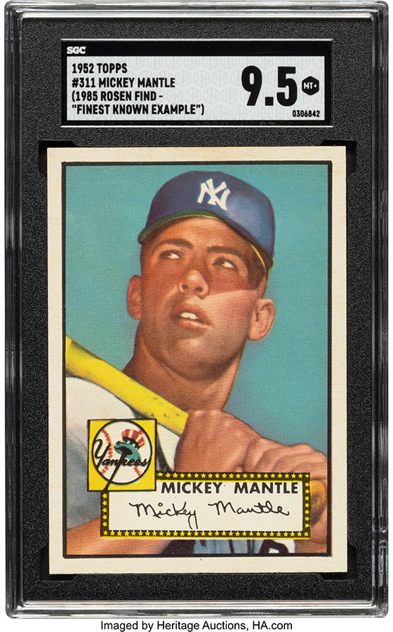 Mickey Mantle Rookie Baseball Card