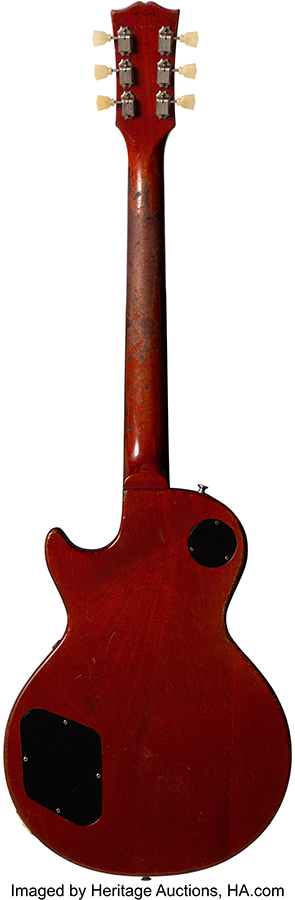 1958 Gibson Les Paul Standard Sunburst Solid Body Electric Guitar, Serial #8 5424 - back