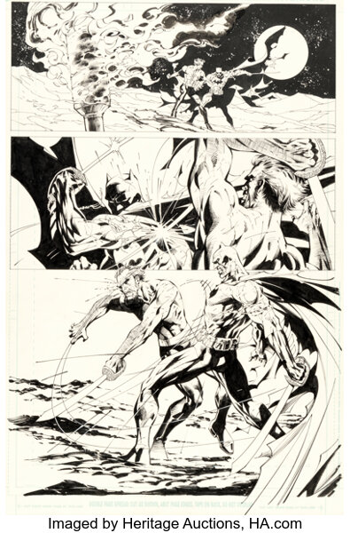 Jim Lee and Scott Williams Batman #616 'Hush - Chapter 9' Story Page 16 Original Art (DC, 2003)