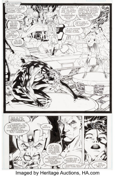 Jim Lee and Scott Williams The Uncanny X-Men 275 Story Page 23 Original Art (Marvel, 1991)