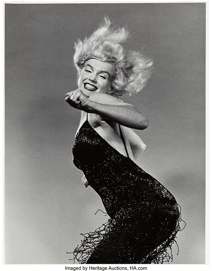 Marilyn Monroe, Jumping, for LIFE, by Philippe Halsman, 1959, Gelatin Silver Print, 14 x 11
