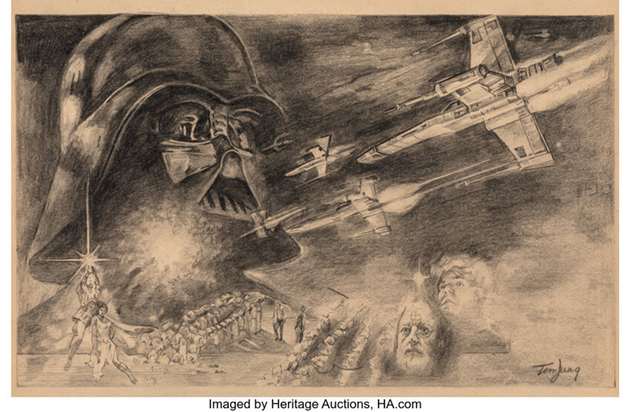 Tom Jung (American, 20th Century) Star Wars - A New Hope