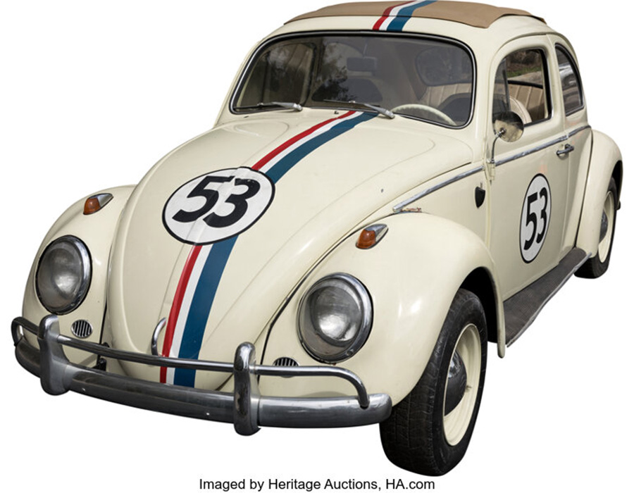 Modified 1961 'Herbie' Volkswagen Beetle from Herbie Goes Bananas (Disney, 1980)