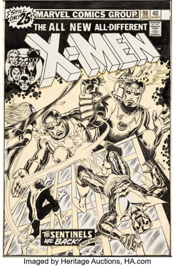 Dave Cockrum X-Men #98 Cover Original Art (Marvel, 1976)