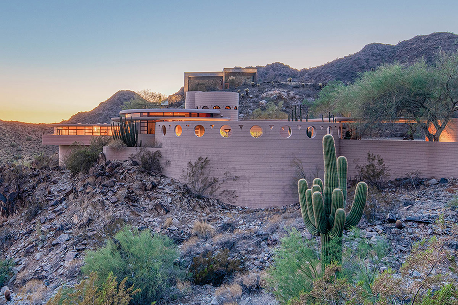 Frank Lloyd Wright - Norman Lykes House in Phoenix, Arizona