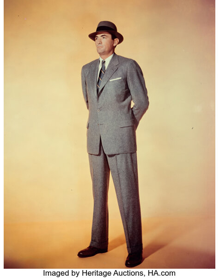 Gregory Peck - Gregory Peck (3) Piece Suit from The Man in the Gray Flannel Suit (20th Century Fox, 1956)-2
