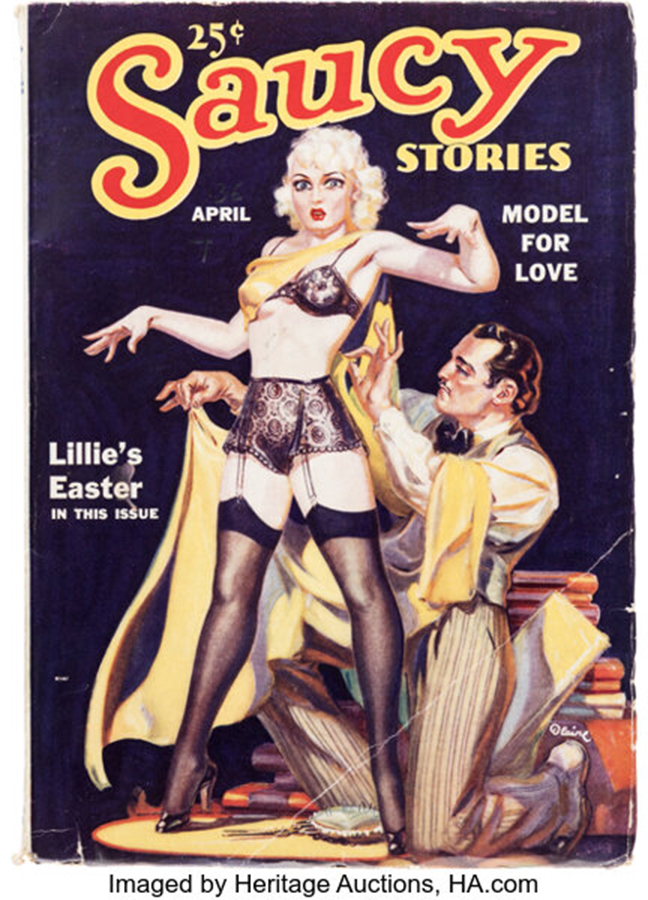 Saucy Stories - April 1936 (Movie Digest) Condition Average FN-