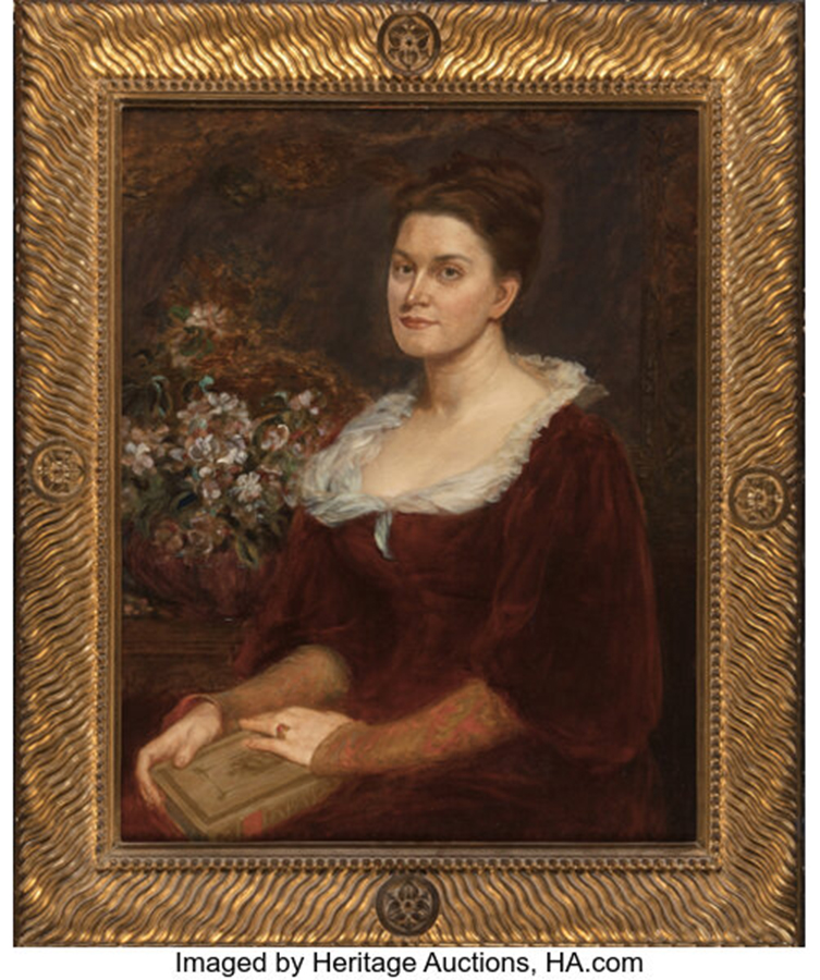 Wyatt Eaton (American, 1849-1896). Portrait of Mrs. Richard Watson Gilder (Helena de Kay), circa 1885-89