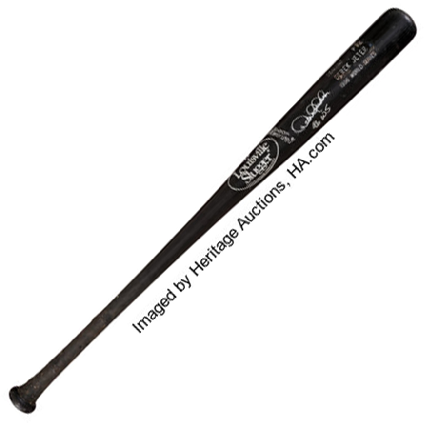1996 Derek Jeter World Series Game Used Rookie Bat, PSA DNA GU 10